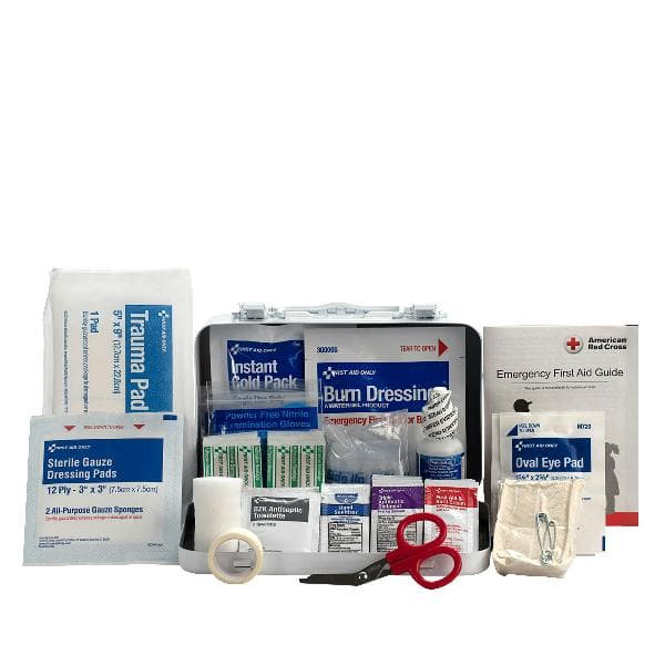 10 Person First Aid Kit, ANSI 2015 Class A, Metal, Custom Logo_5