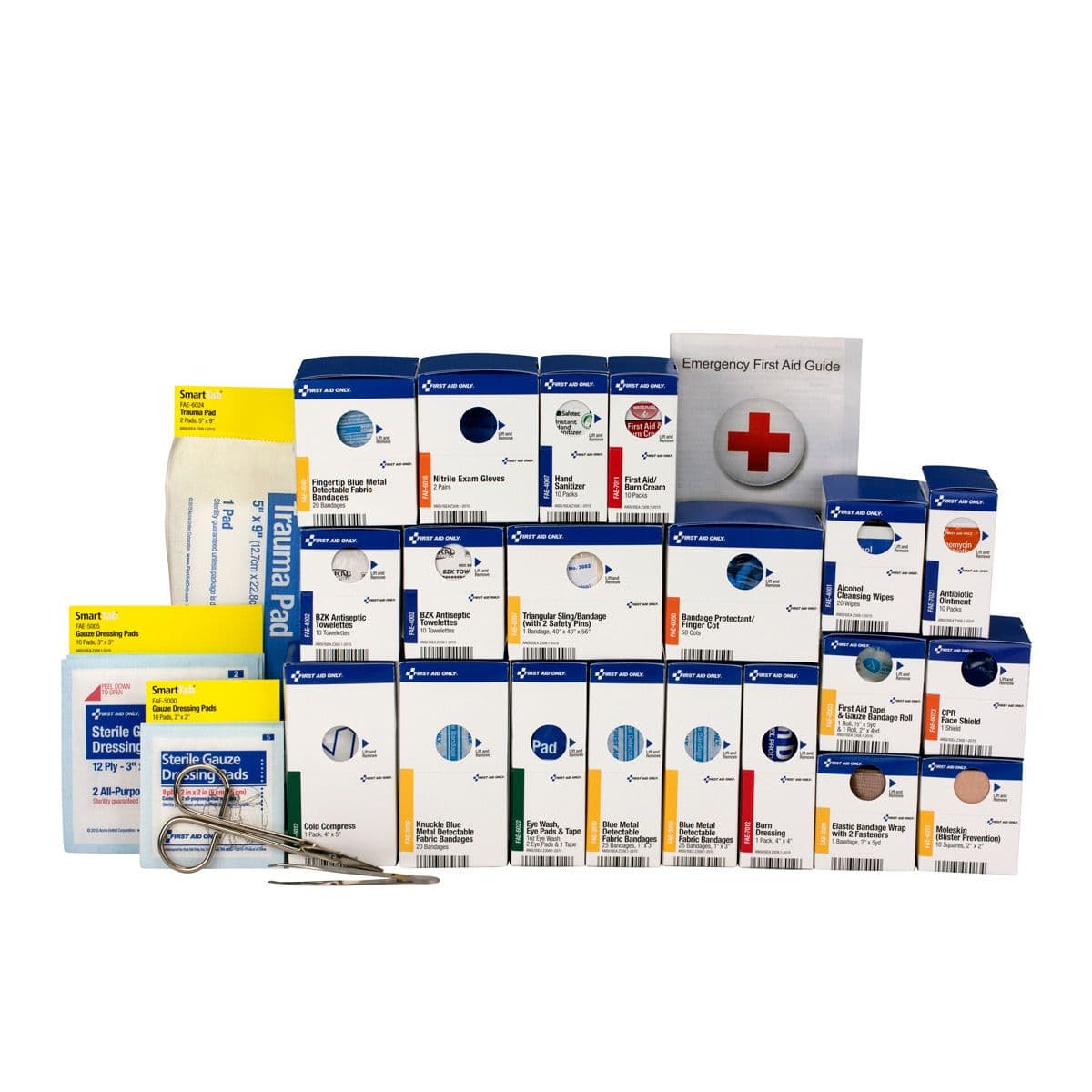 First Aid Only Large SmartCompliance Food Service Refill Pack without Meds, ANSI 2021 Class A+