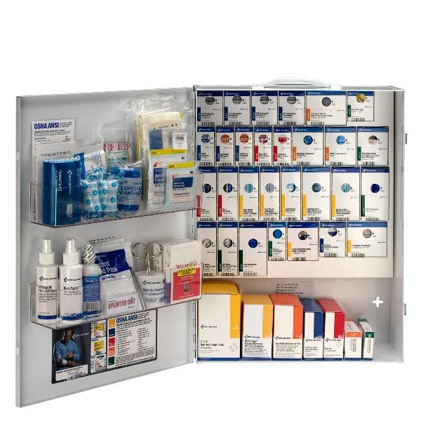 First Aid Only XL Metal SmartCompliance Food Service First Aid Cabinet, ANSI 2021 Class B without Meds_3