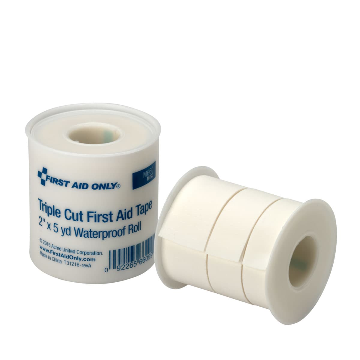 First Aid Only 2" Triple Cut Waterproof First Aid Tape 6/box_0