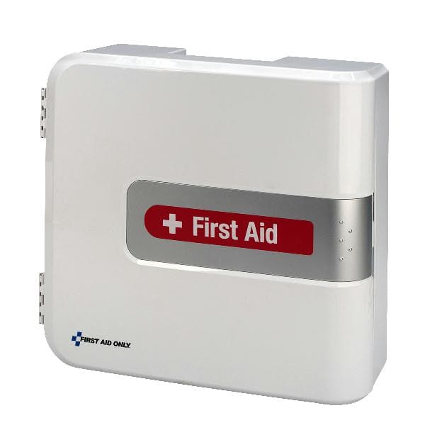 First Aid Only SmartCompliance Complete Cabinet with Meds, Plastic, ANSI 2021 Class A+