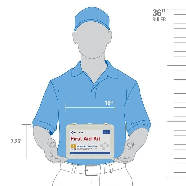 25 Person ANSI 2021 Class A, Metal First Aid Kit_3