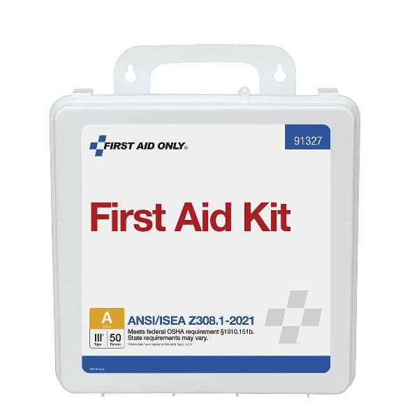 50 Person ANSI 2021 Class A, Plastic First Aid Kit_1