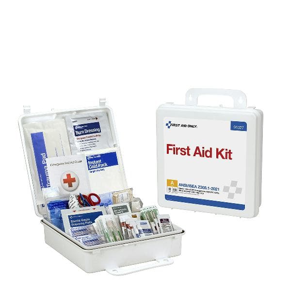 50 Person ANSI 2021 Class A, Plastic First Aid Kit_4