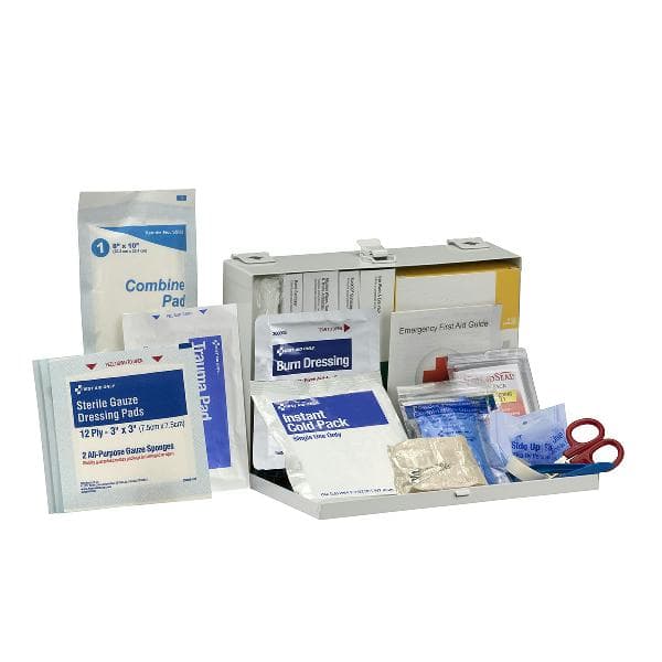 25 Person ANSI 2021 Class A, Contractor Metal First Aid Kit_4