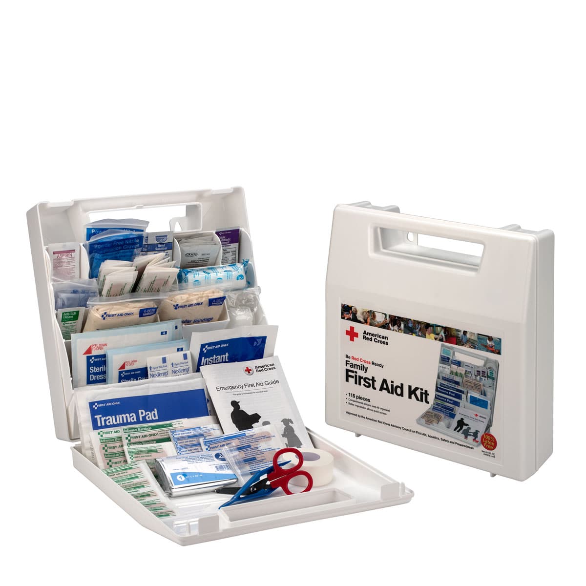 Deluxe Family First Aid Kit, Plastic