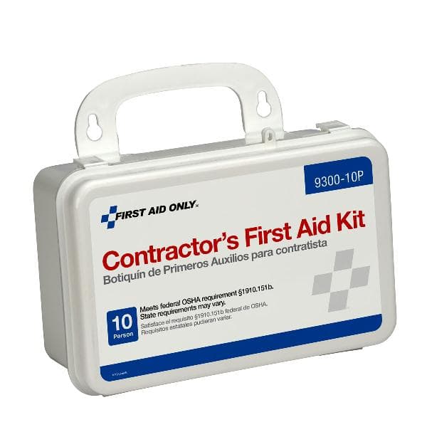 10 Person Contractor First Aid Kit, Plastic Case_1