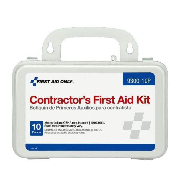 10 Person Contractor First Aid Kit, Plastic Case_2