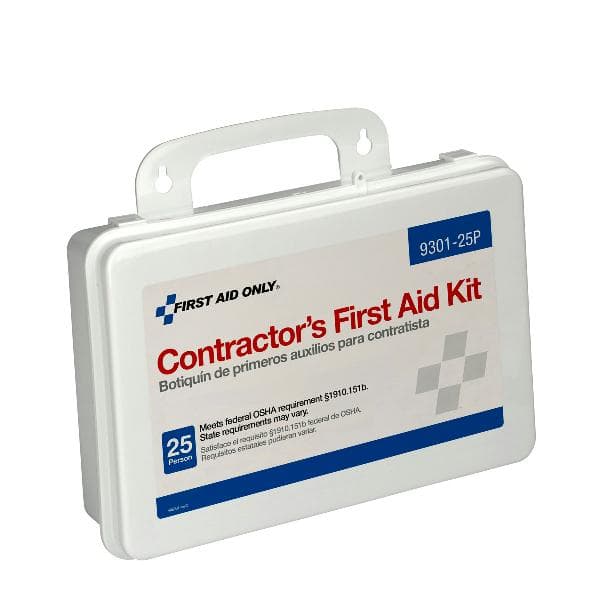 25 Person Contractor First Aid Kit, Plastic Case_1