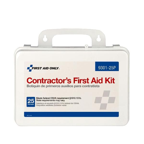 25 Person Contractor First Aid Kit, Plastic Case_2