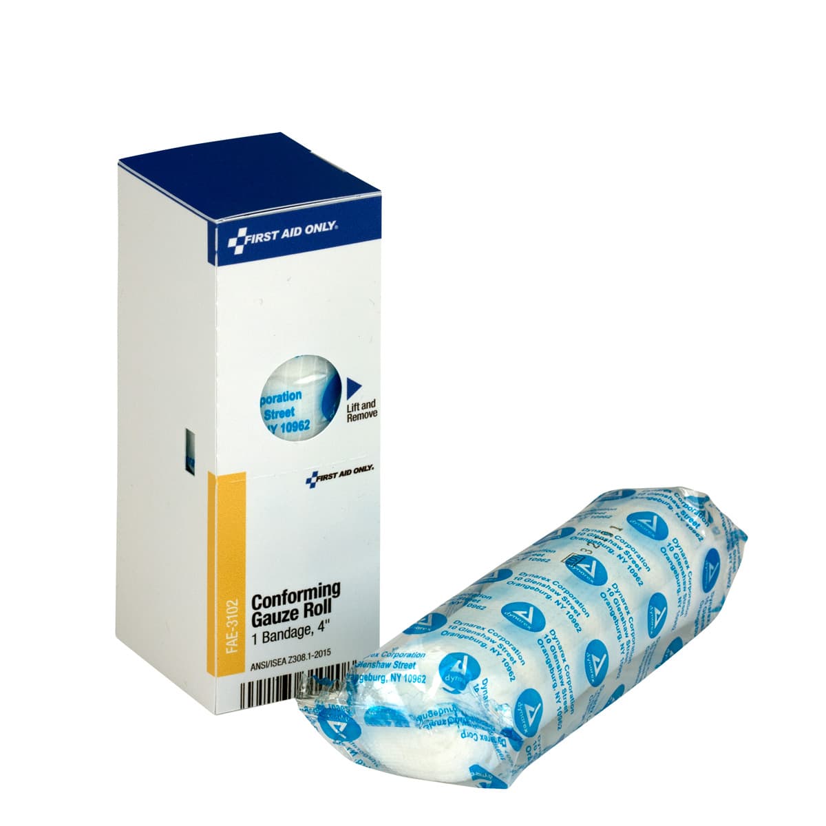 First Aid Only SC Refill 4"x5yd Conforming Gauze Roll