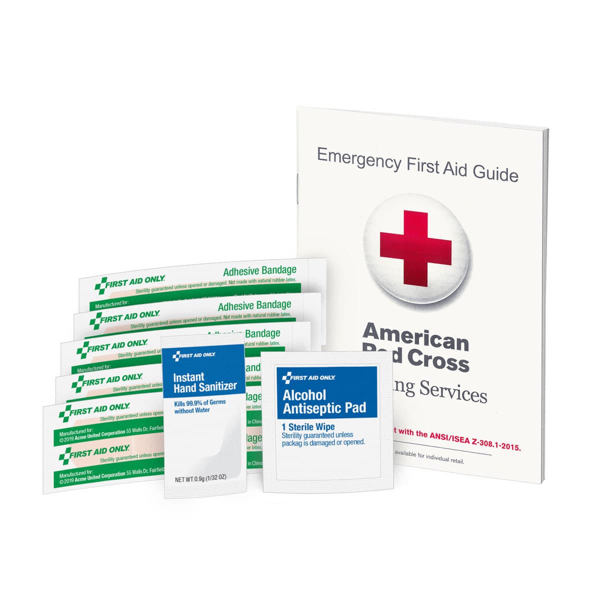 First Aid Only SC Refill First Aid Guide Pack