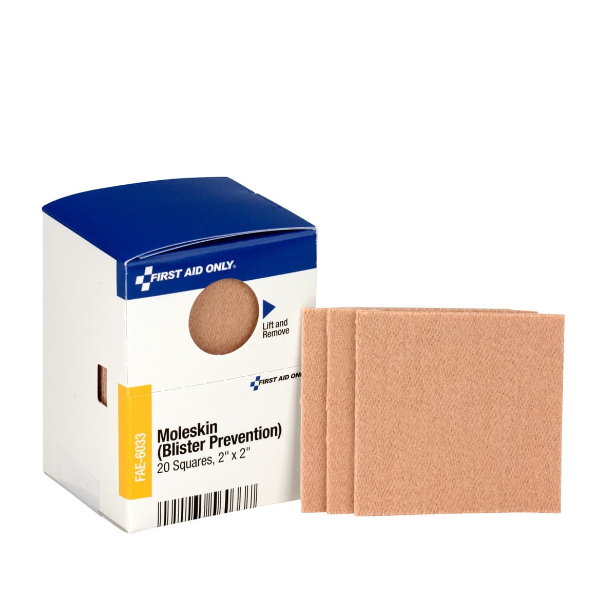 First Aid Only SC Refill Moleskin Blister Bandages, 20/box