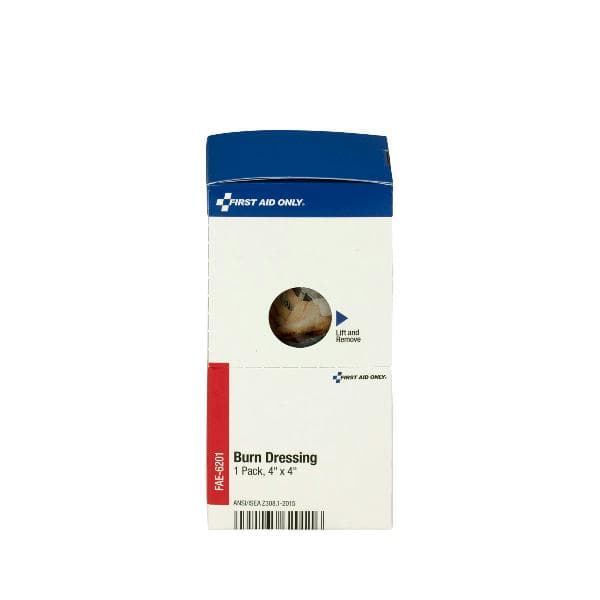 First Aid Only Burn Dressing, 4" x 4",1/box