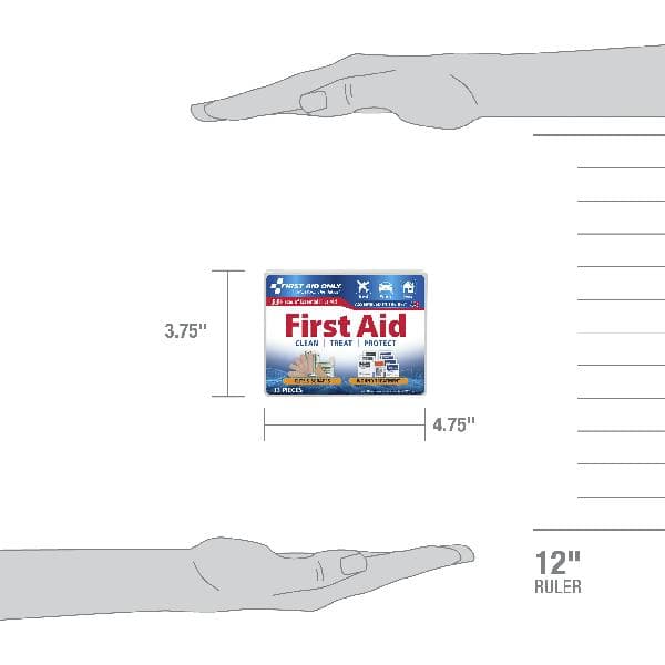 Personal First Aid Kit, 34 Piece, Plastic Case_3