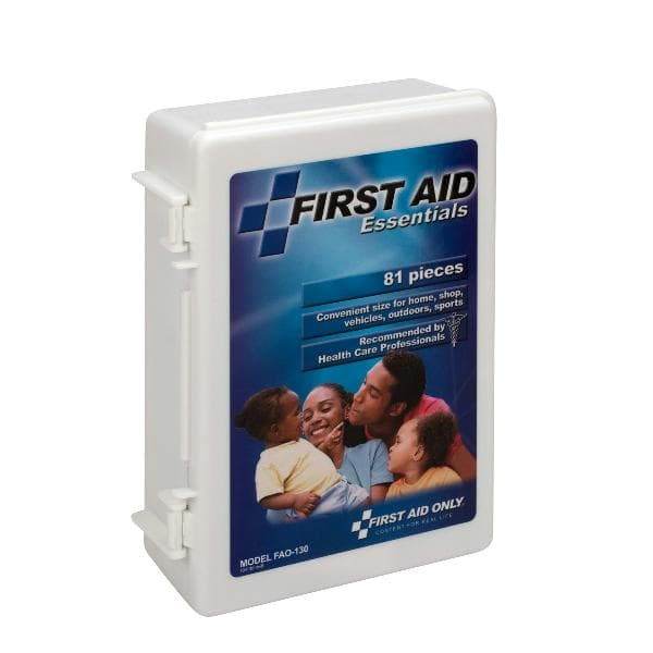 First Aid Kit, 81 Piece, Plastic Case_1