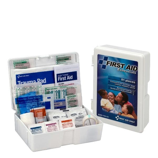 First Aid Kit, 81 Piece, Plastic Case_5