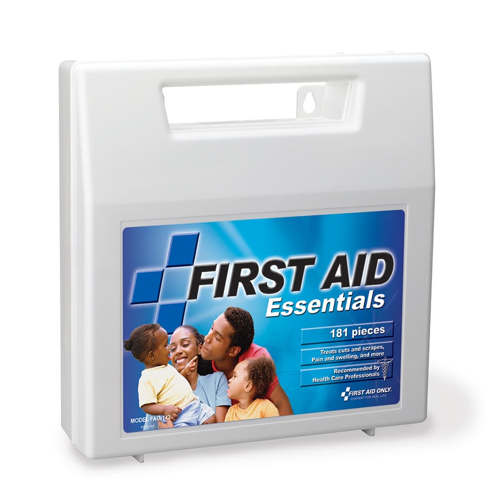 First Aid Kit, 181 Piece, Plastic Case