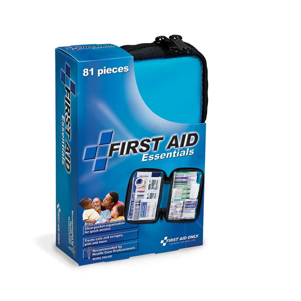 First Aid Kit, 81 Piece, Fabric Case