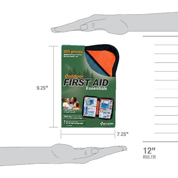 Outdoor First Aid Kit, 205 Piece, Fabric Case_6