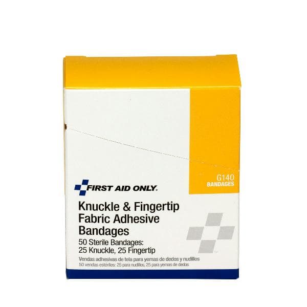 Assorted Fabric Bandages (25 Knuckle, 25 Fingertip)