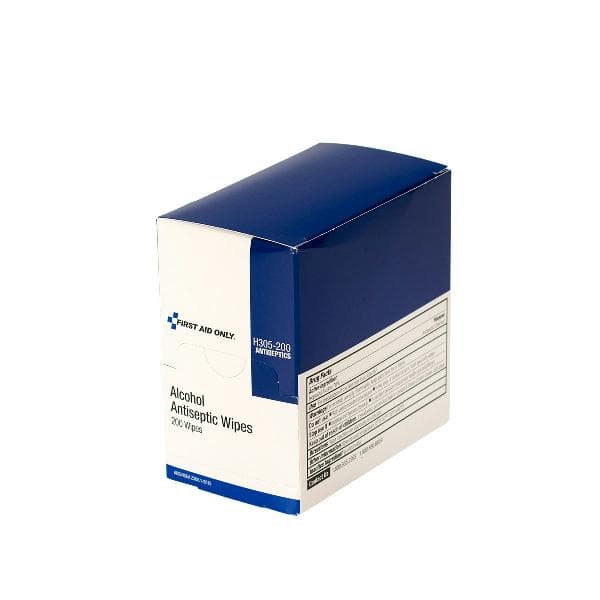 First Aid Only Alcohol Prep Pads, 200/box