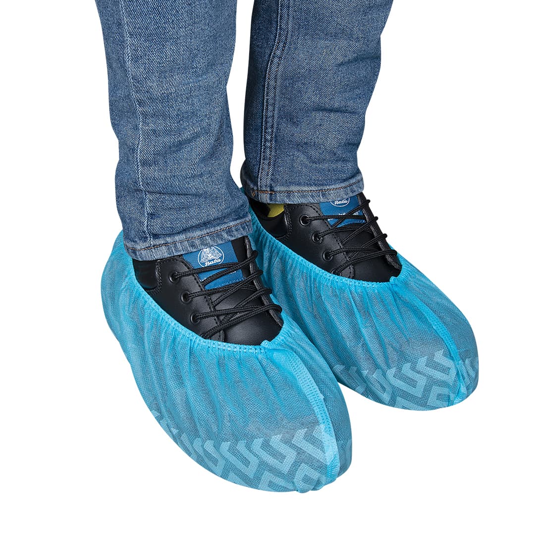 Force360  SPP Non-Skid Shoe Cover (1000 Per Carton) (Blue | Size XL)