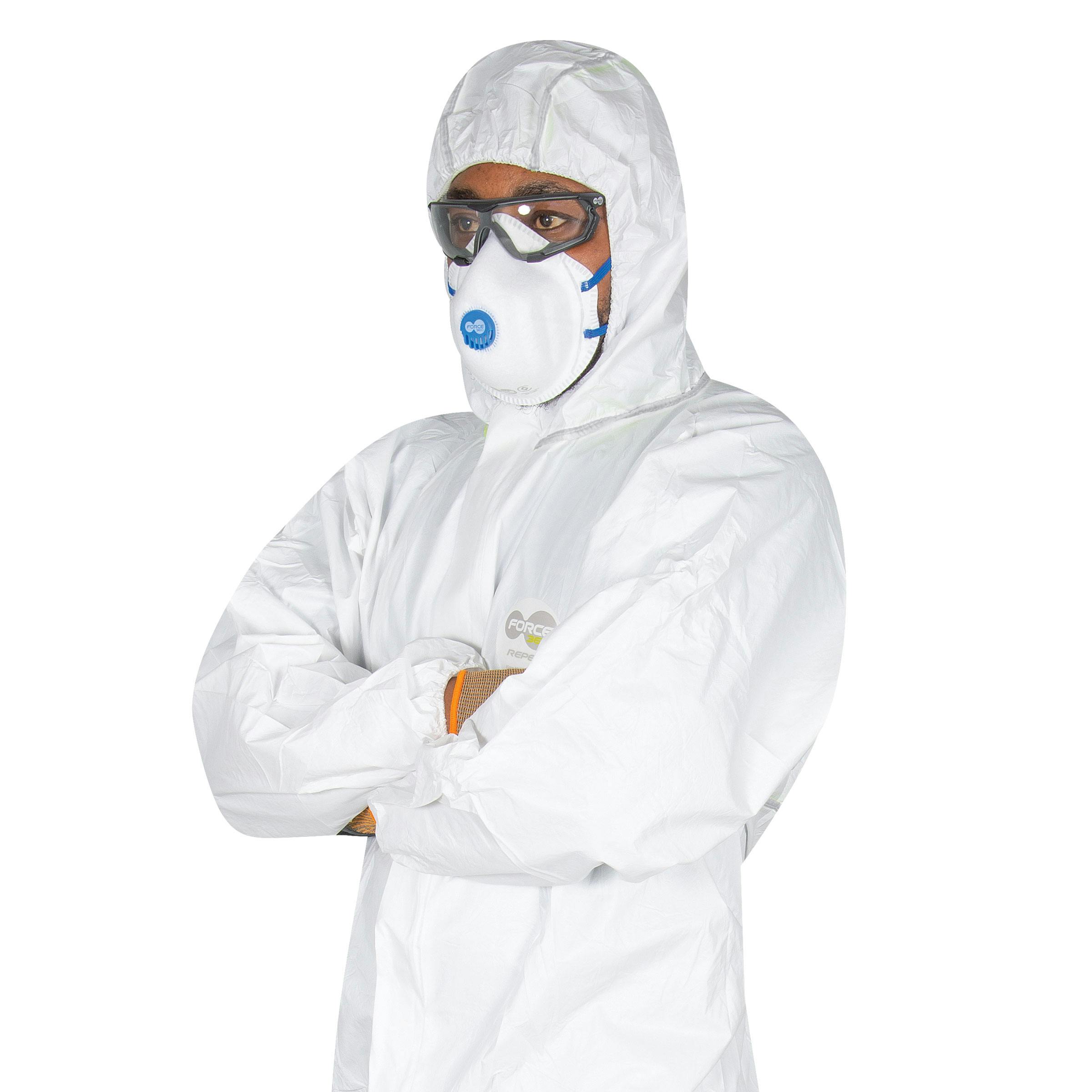 Force360 Repel Type 5,6 Coverall (White)