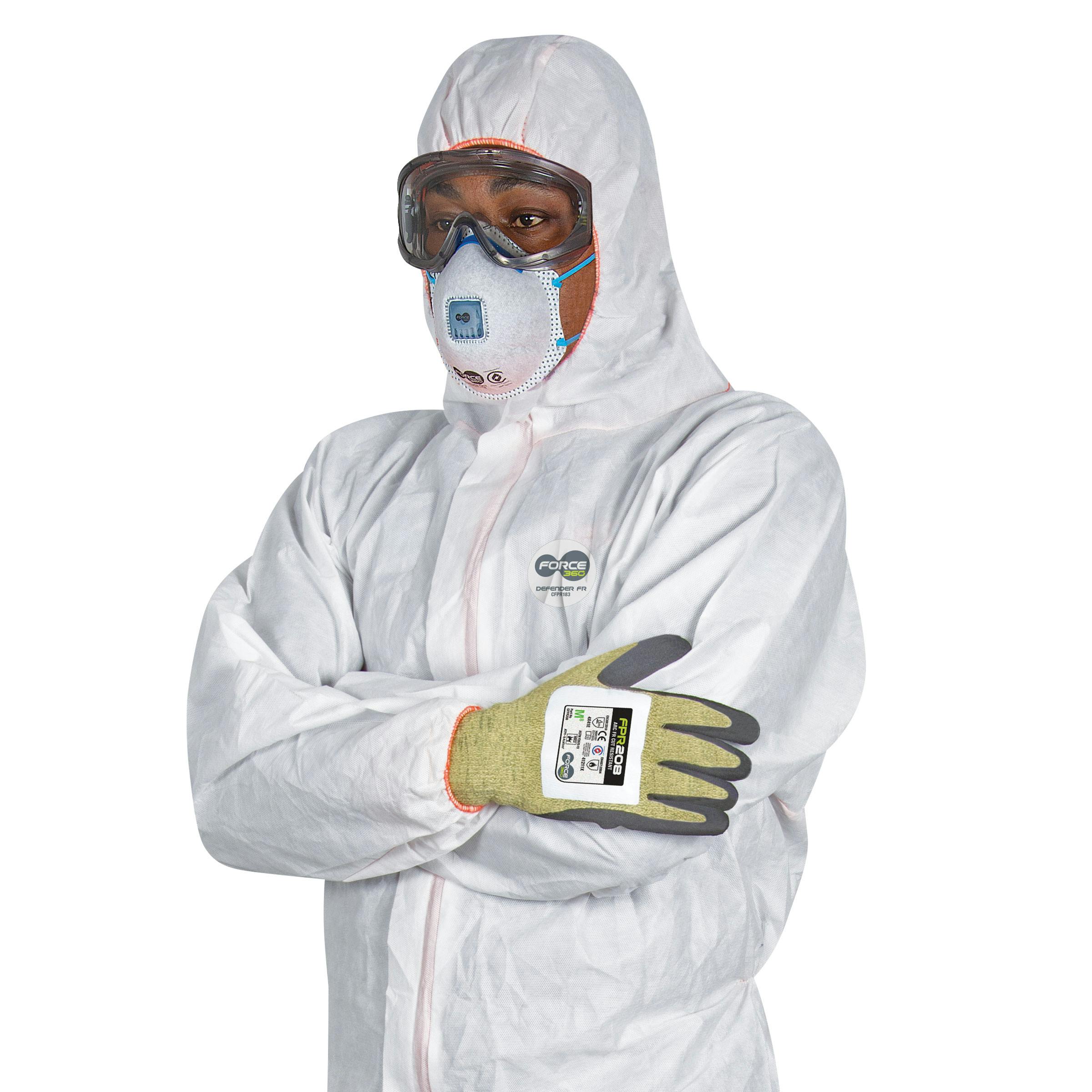 Force360 Defender FR Type 5,6 Coverall (White)