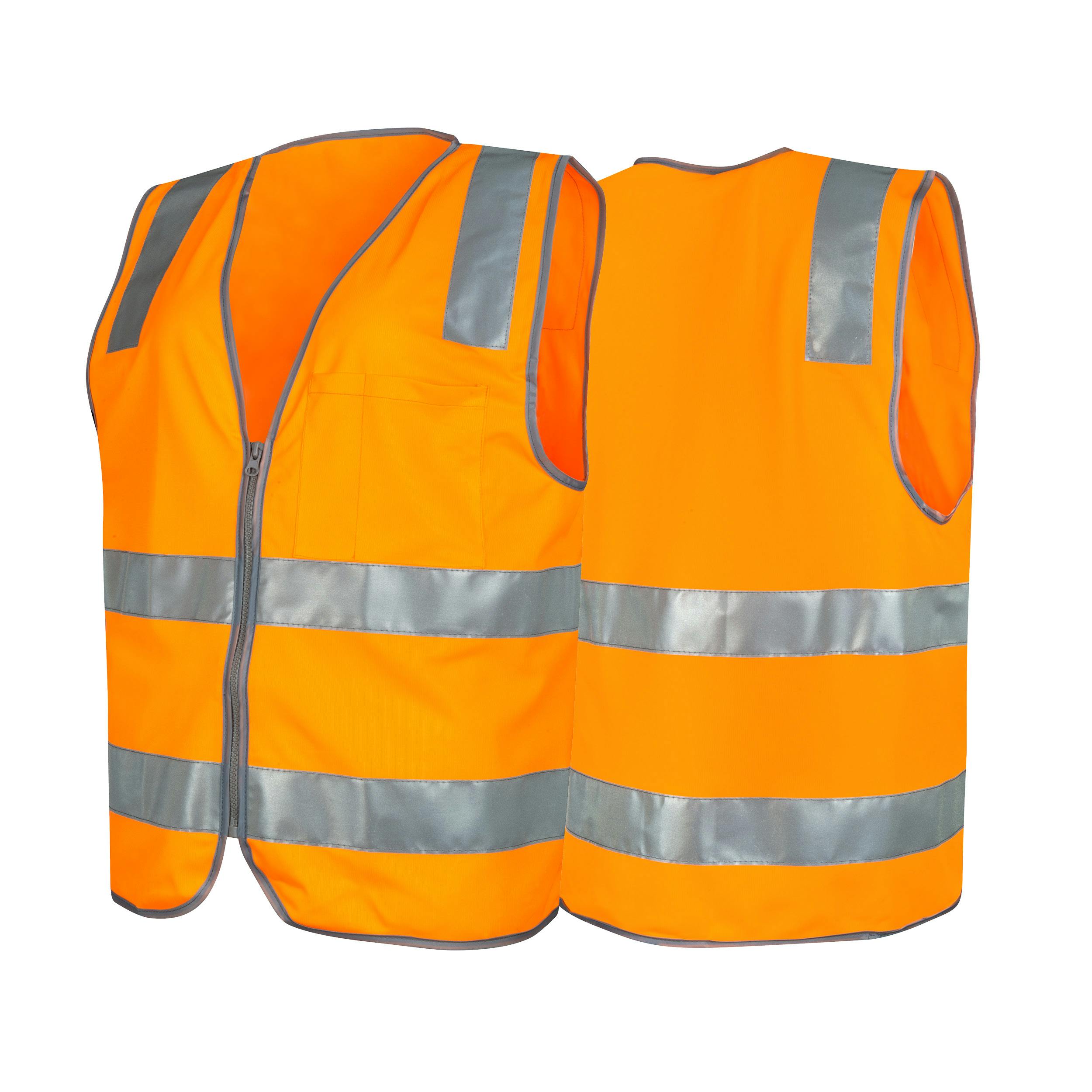 Force360 Vic Rail Special Orange Day & Night Safety Vest (Special Purpose Orange)