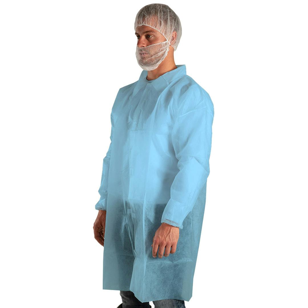 Force360 SPP Laboratory Coat Blue (50 Per Carton) (Blue)_0