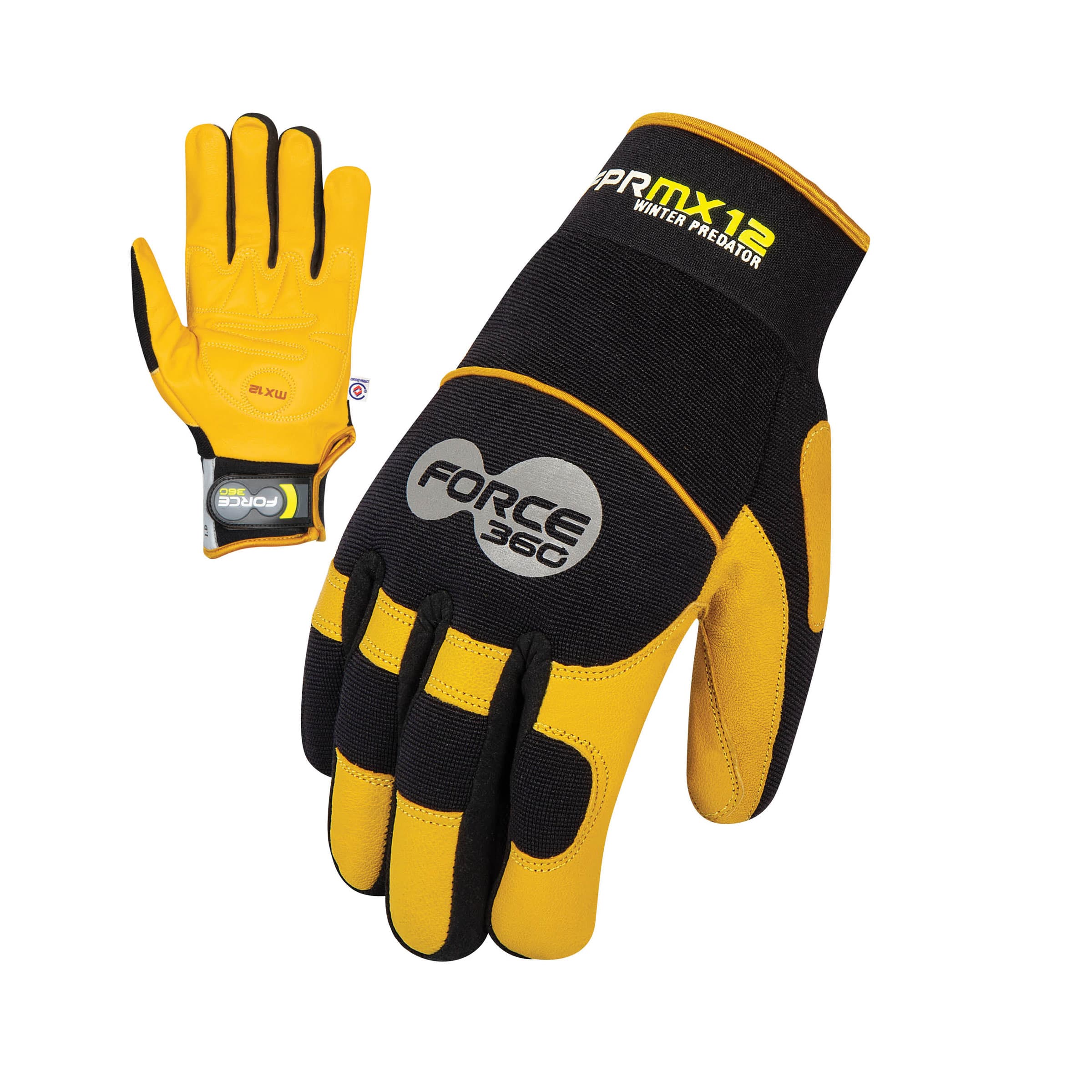 Force360 MX12 Predator Deerskin Winter Mechanics Glove