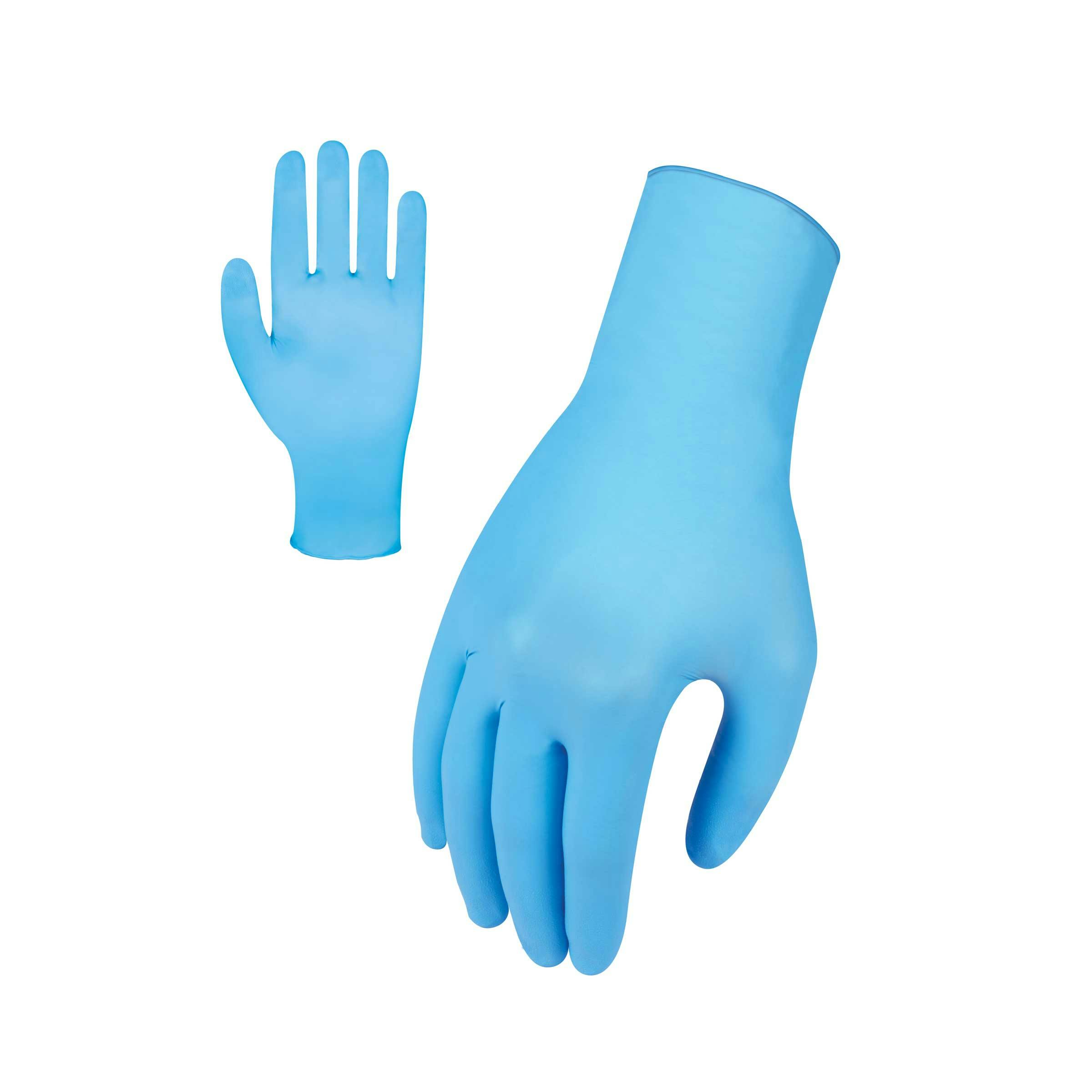 Force360 Safetouch Food & Medical Disposable Nitrile Glove 100/Box (Blue)