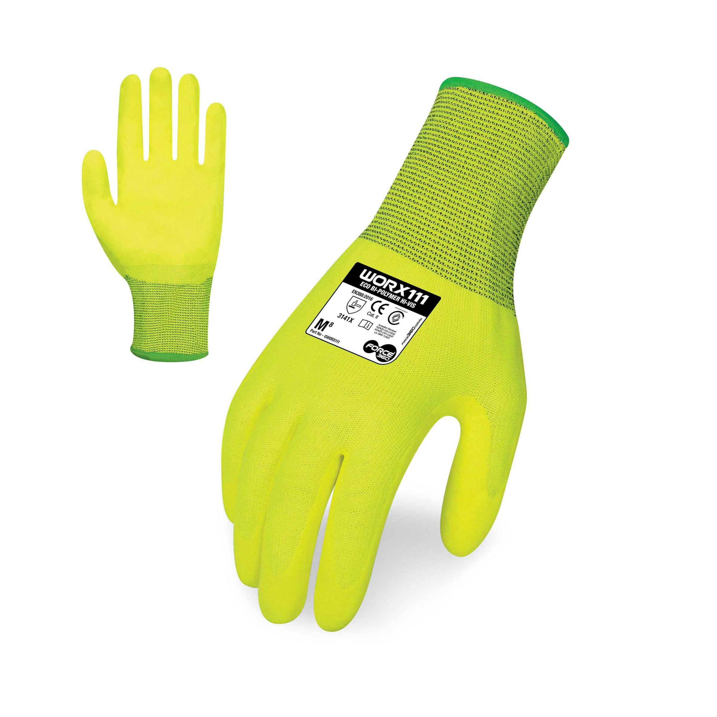 Force360 Bi-Polymer Glove (Hi-Vis Yellow)_0