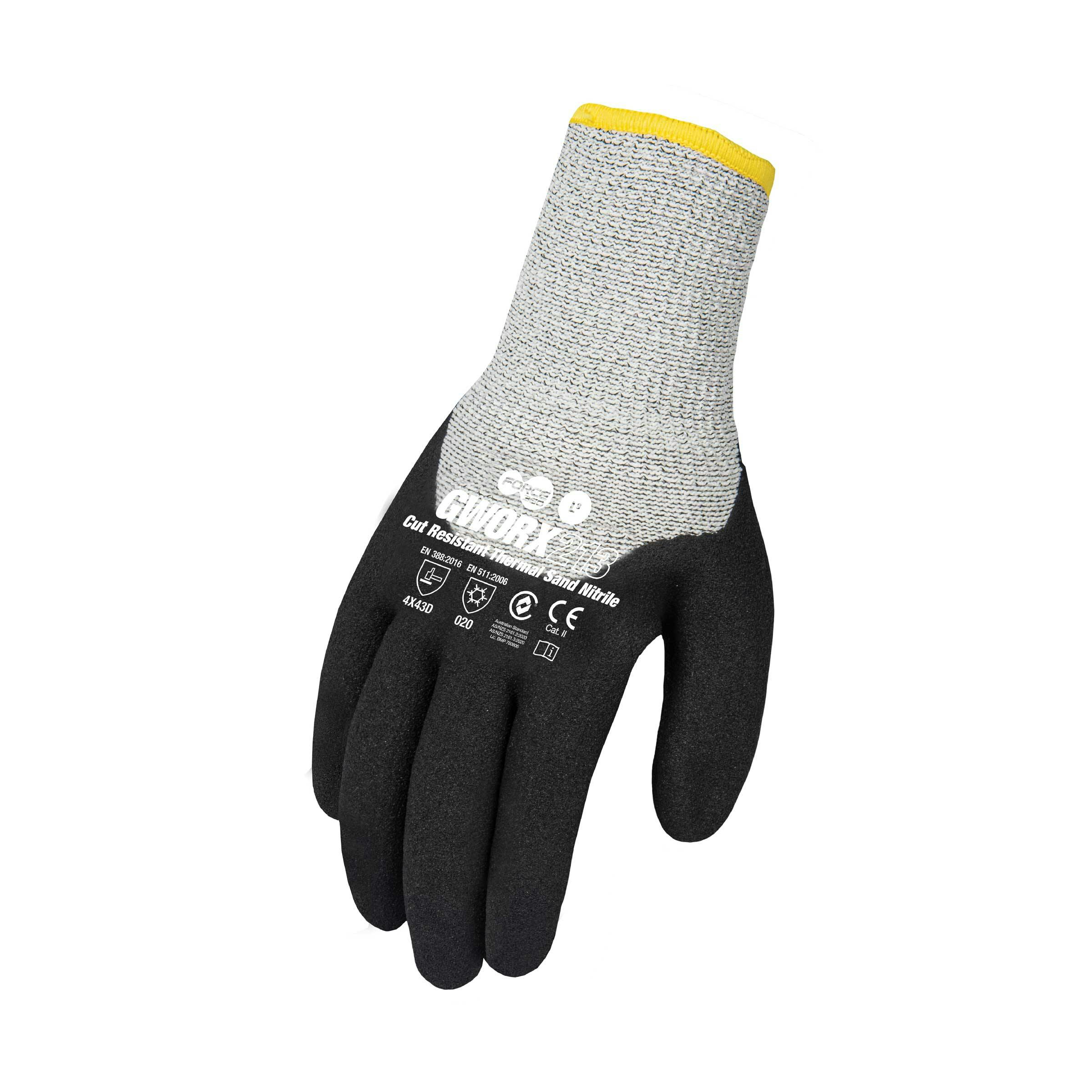 Force360 Worx Thermal Cut Level D Nitrile Glove_1