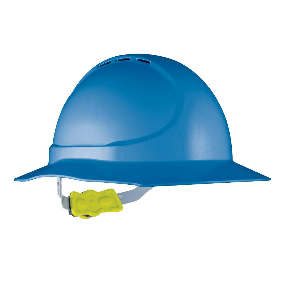 Force360 GT11 ABS Vented Broad Brim Hard Hat With Ratchet Harness, Type1_6