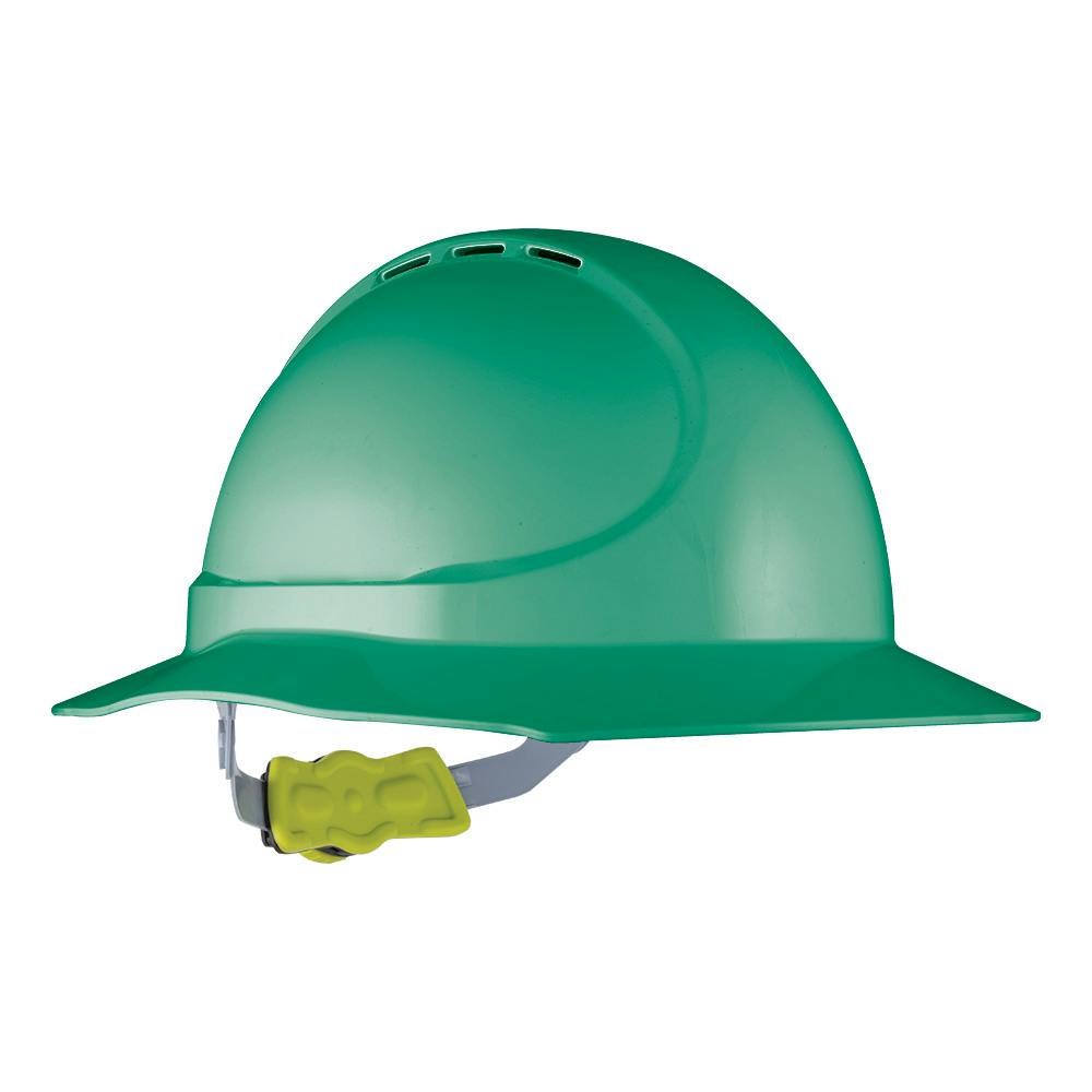 Force360 GT11 ABS Vented Broad Brim Hard Hat With Ratchet Harness, Type1_8