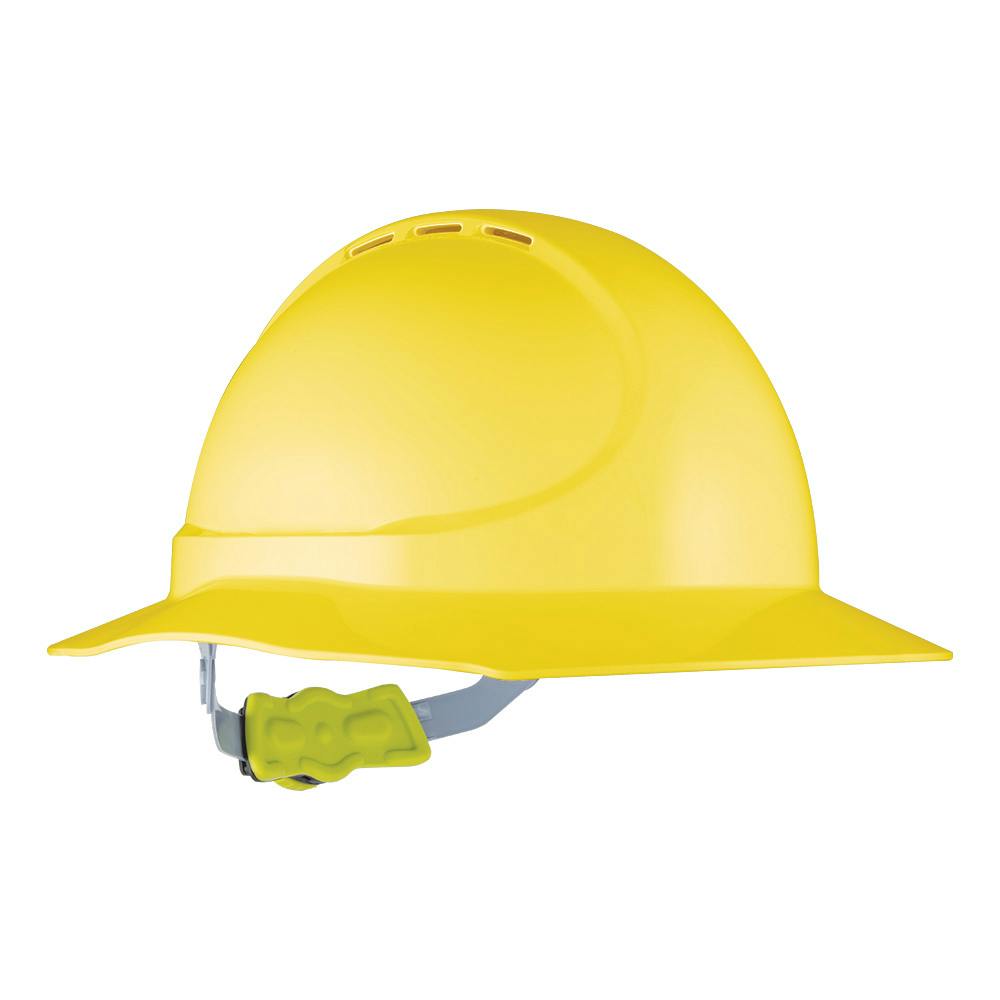Force360 GT11 ABS Vented Broad Brim Hard Hat With Ratchet Harness, Type1_10