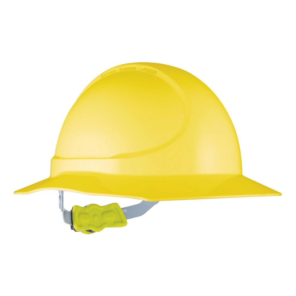 Force360 GT12 ABS Non-Vented Broad Brim Hard Hat With Ratchet Harness, Type1_8