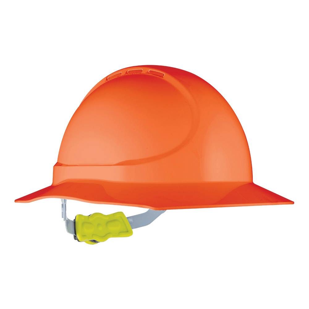Force360 GT12 ABS Non-Vented Broad Brim Hard Hat With Ratchet Harness, Type1_9