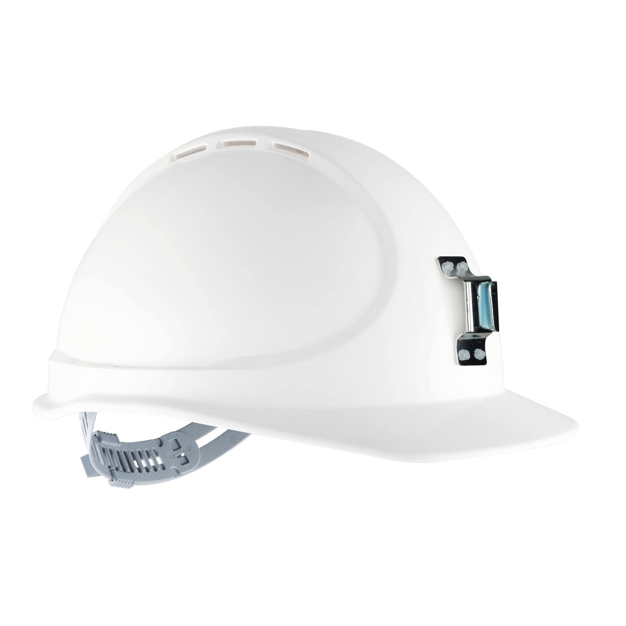 Force360 GTE9 ABS Vented Miners Hard Hat With Slide Lock Harness, Type1 (White)_2