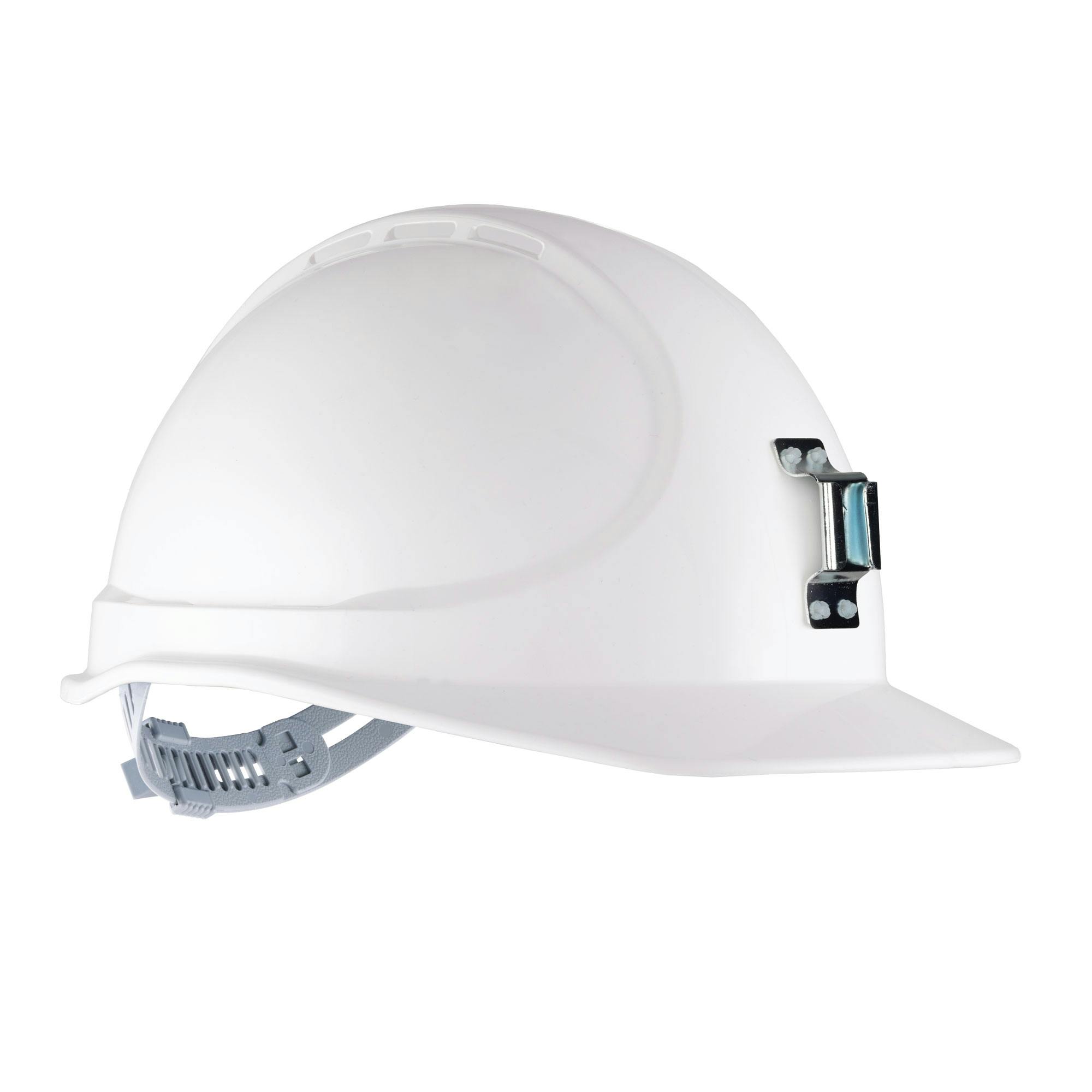 Force360 GTE10 ABS Non-Vented Miners Hard Hat With Slide Lock Harness, Type1 (White)_2