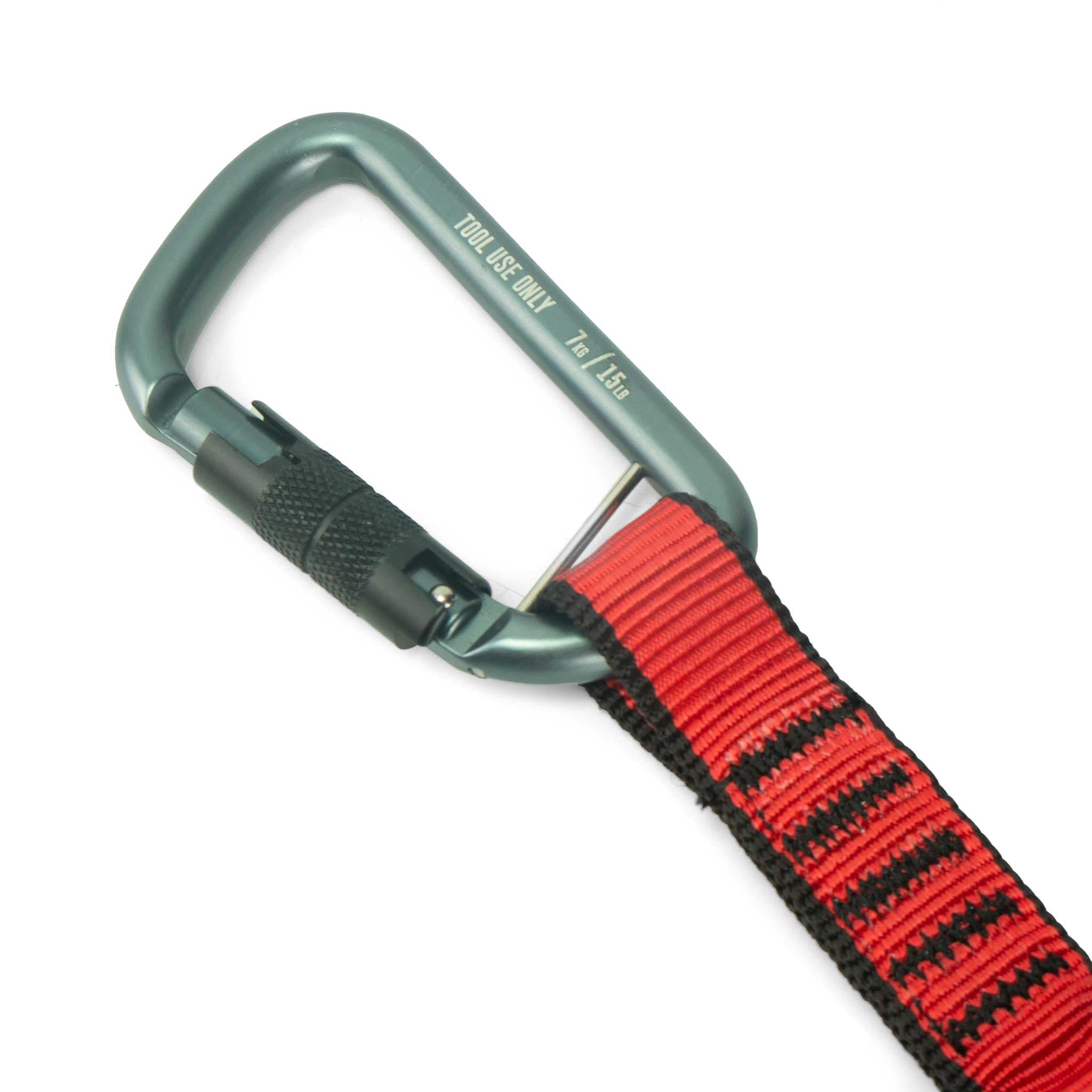 GRIPPS Bungee Tether Dual-Action Carabiner - 7kg/15lb_2