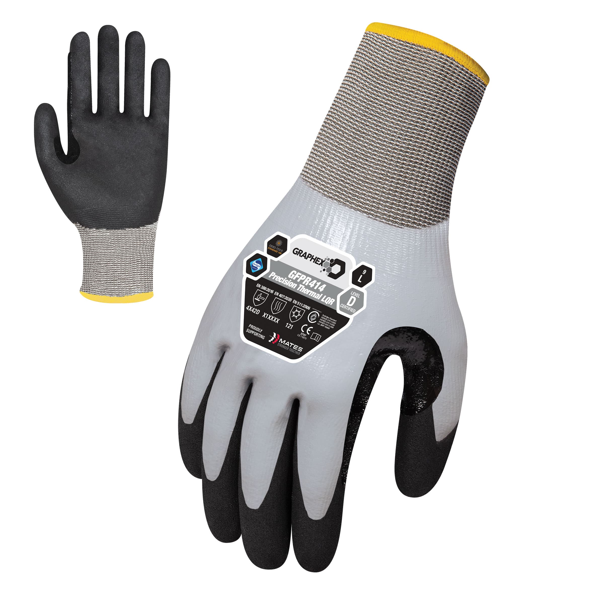 Graphex Precision AGT LQR Thermal Cut Resistant Glove (Cut Level D)