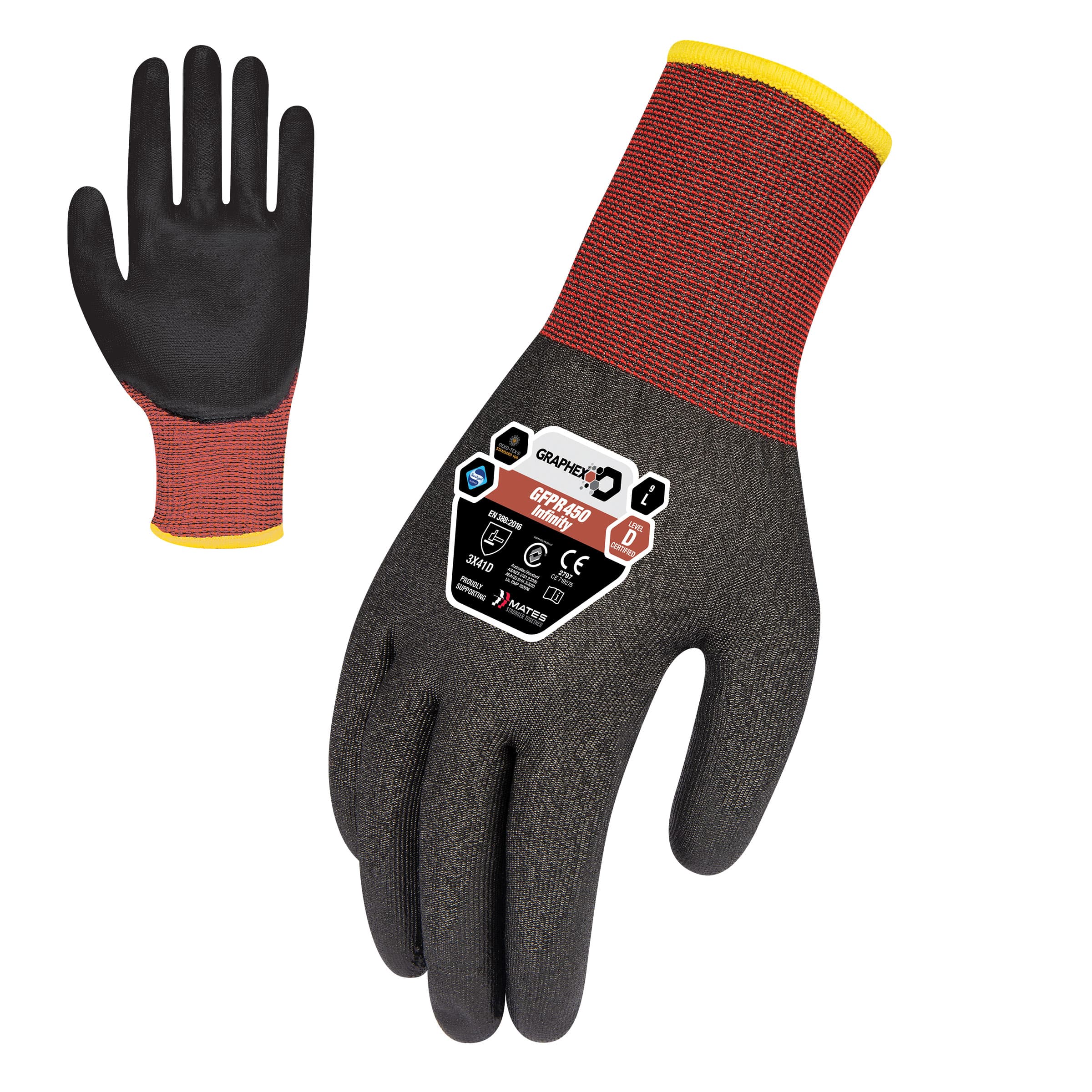 Graphex Infinity PU 21 Gauge Cut Resistant Glove (Cut Level D)