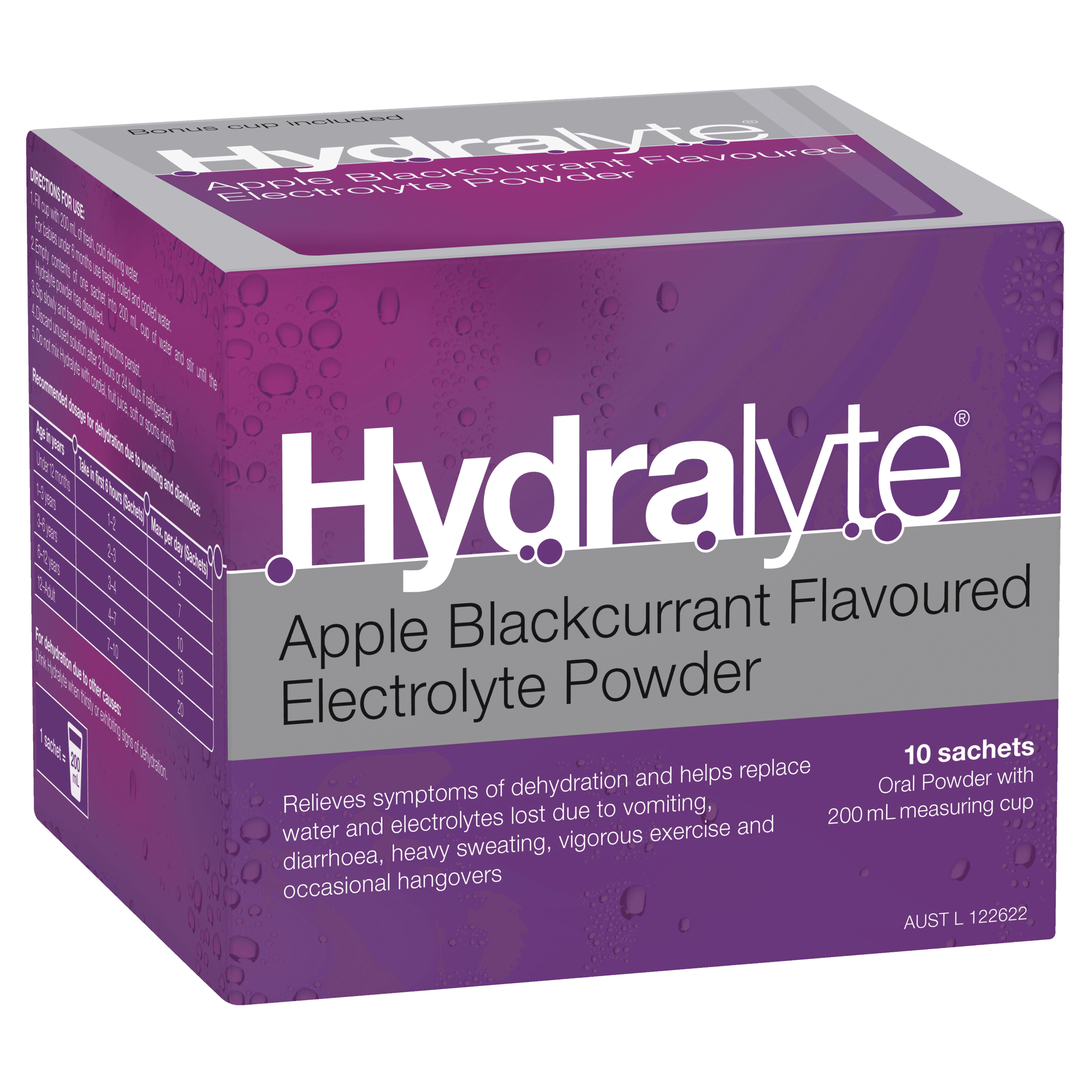 Hydralyte Electrolyte Powder Sachets 4.9g (Pack of 10)