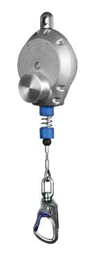 IKAR Fall Arrestor With Auto Controlled Descent (Aluminium Housing, Steel Cable Lifeline) - 9m