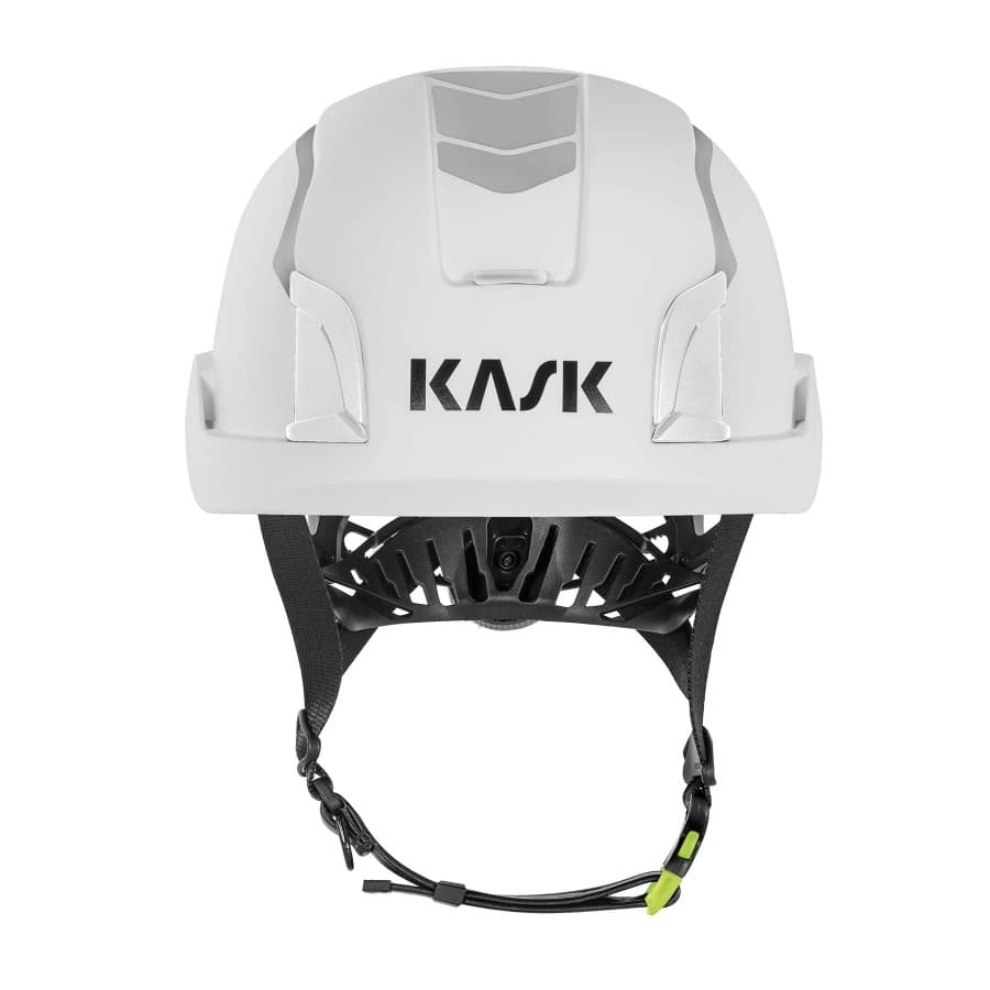 Kask Zenith X2 Dielectric Hi Viz Helmet with luminescent lamp clips and reflective decals_2