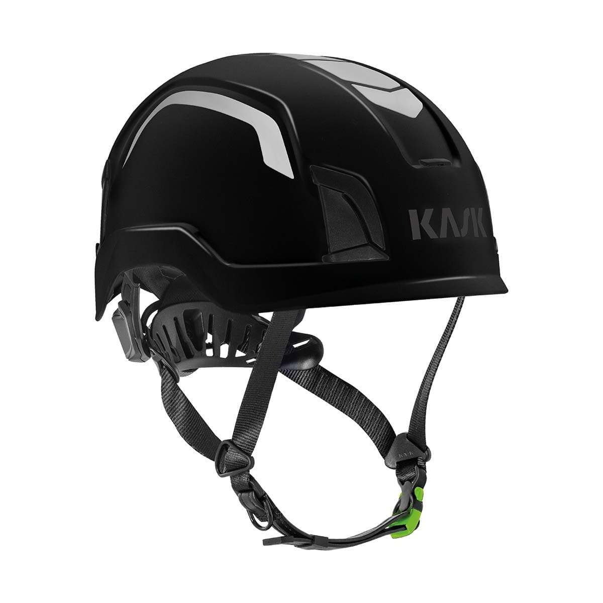 Kask Zenith X2 Dielectric Hi Viz Helmet with luminescent lamp clips and reflective decals_4