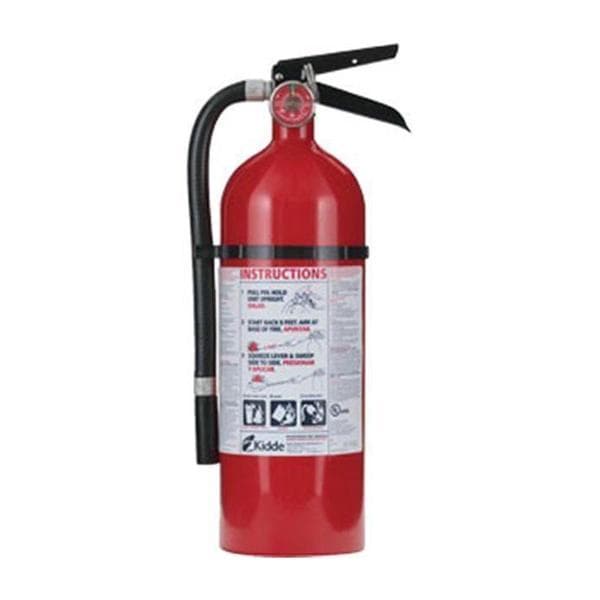 KIDDE PRO 210 Consumer Fire Extinguisher, Type A, B, C, 4 lb
